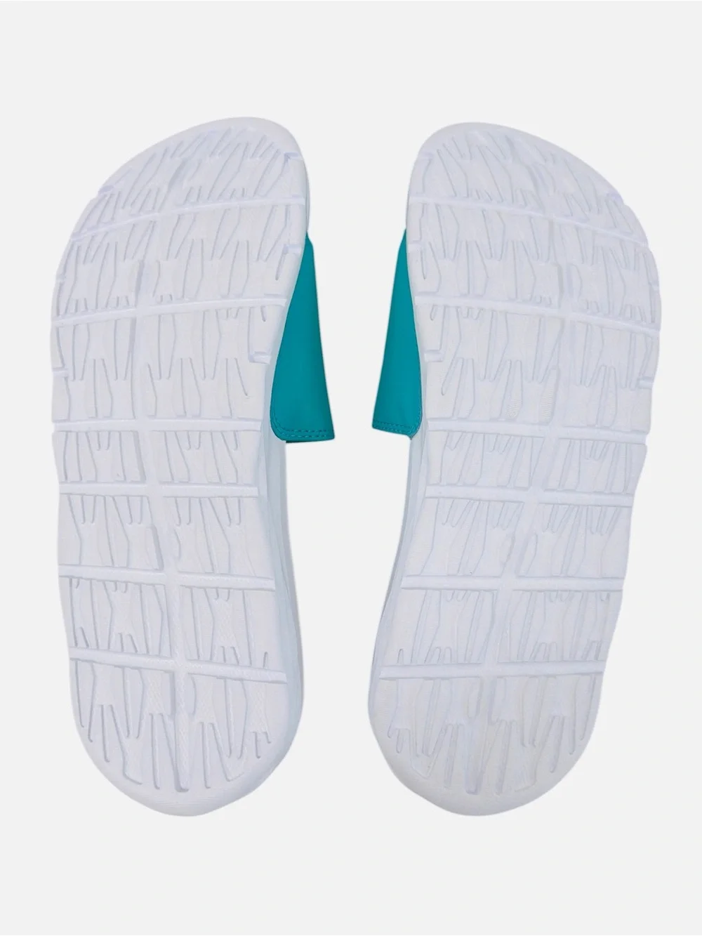 Nike Benassi Solarsoft EYBL Peach Jam Slides Sandal Teal/White Mens Size 8